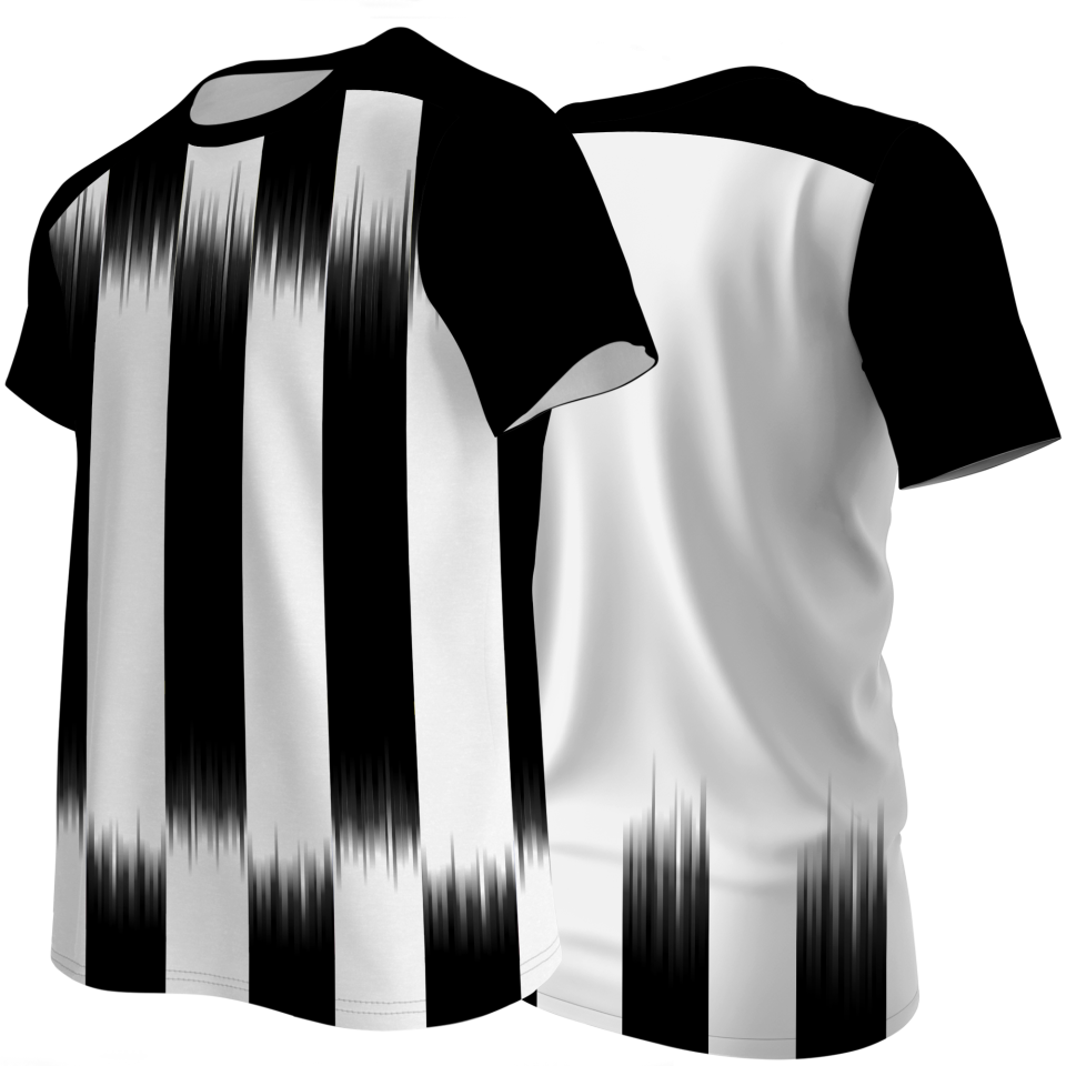 Camiseta multideporte sublimada modelo Real rayas