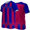 Camiseta multideporte sublimada modelo Real rayas