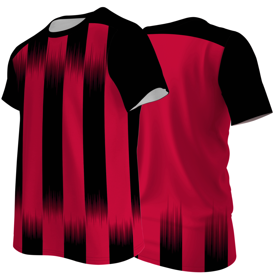 Camiseta multideporte sublimada modelo Real rayas