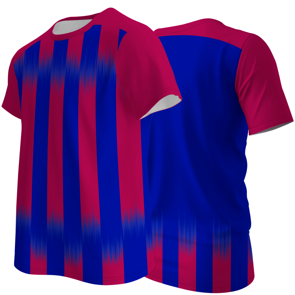 Camiseta multideporte sublimada modelo Stripe rayas