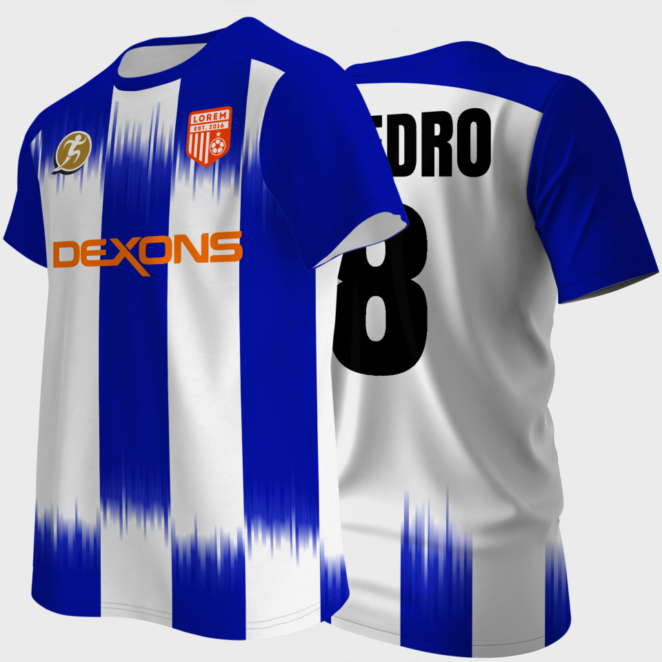 Camiseta multideporte sublimada modelo Ayamonte rayas