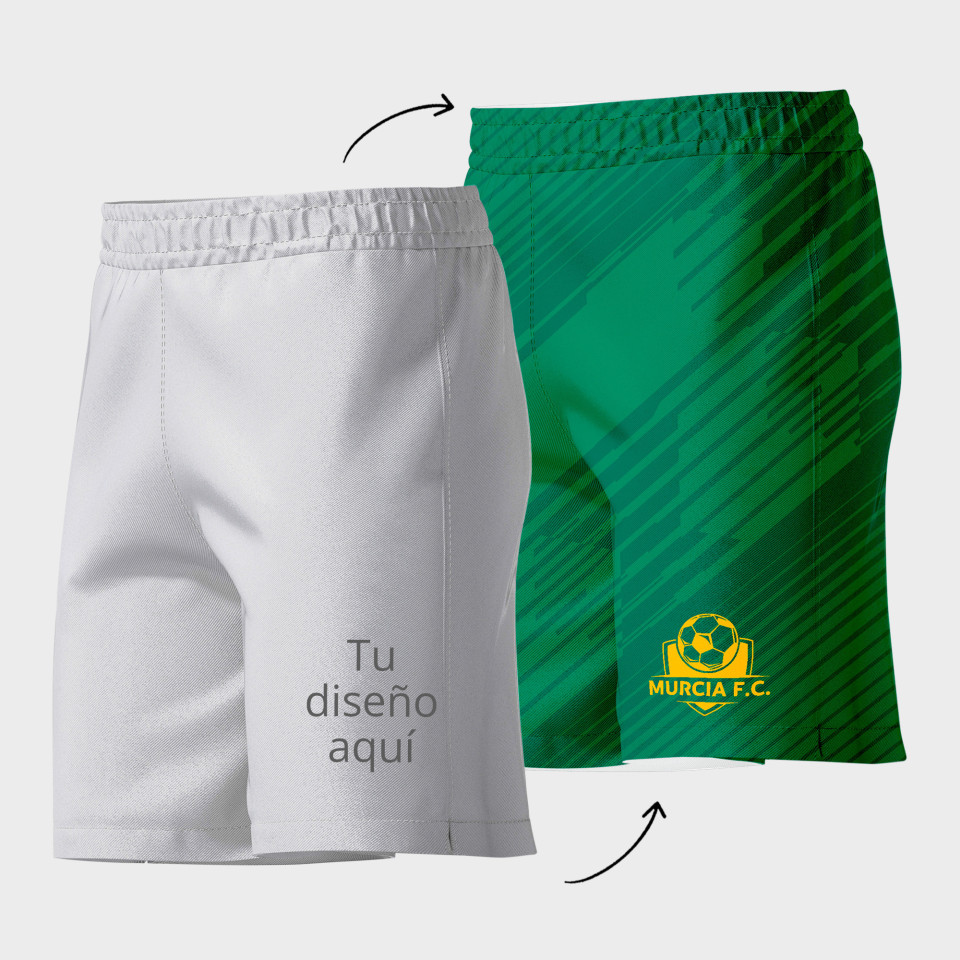 Pantalón corto multideporte 100% fullprint personalizado