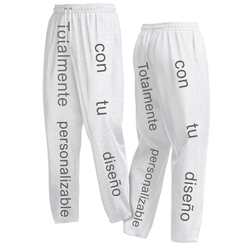 Pantalón recto de felpa perchada 100% fullprint personalizado