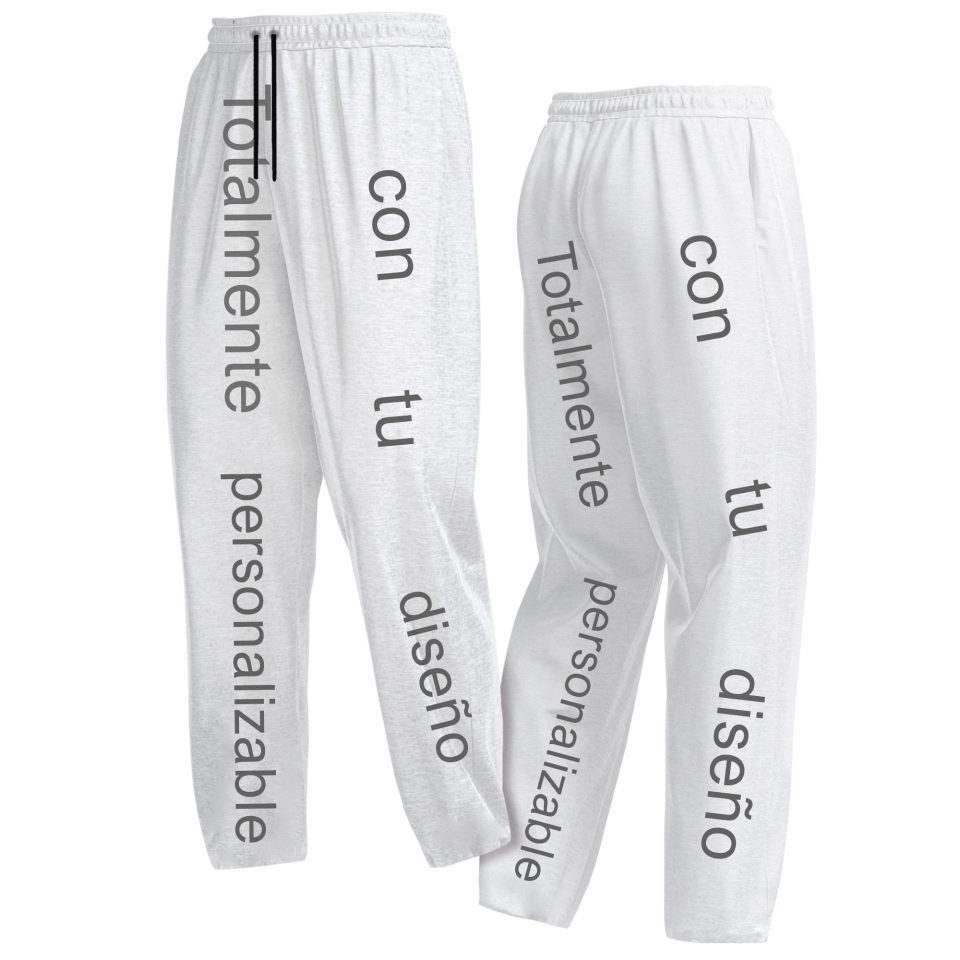 Pantalón recto de felpa perchada 100% fullprint personalizado