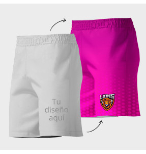 Pantalón corto multideporte de mujer 100% fullprint personalizado