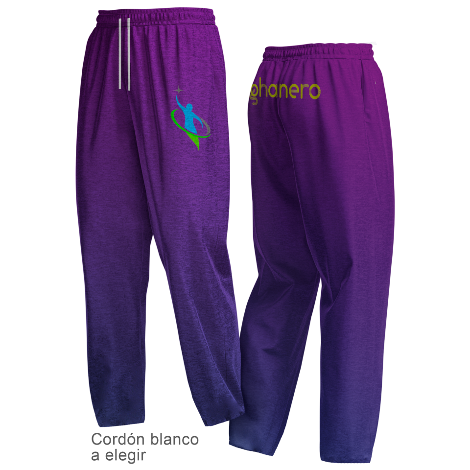 Pantalón recto de felpa perchada de mujer 100% fullprint personalizado