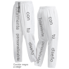 Pantalón recto de felpa perchada de mujer 100% fullprint personalizado