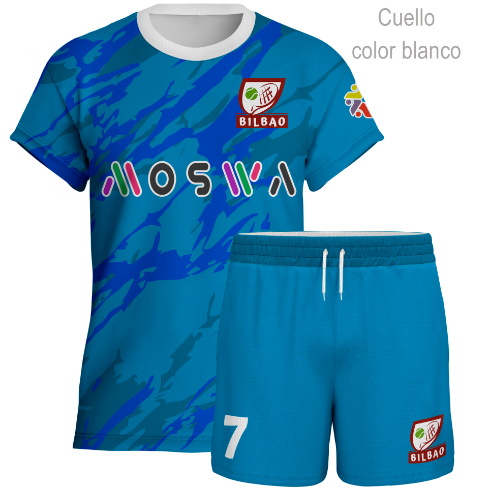 Conjunto de pádel manga corta 100% fullprint personalizado