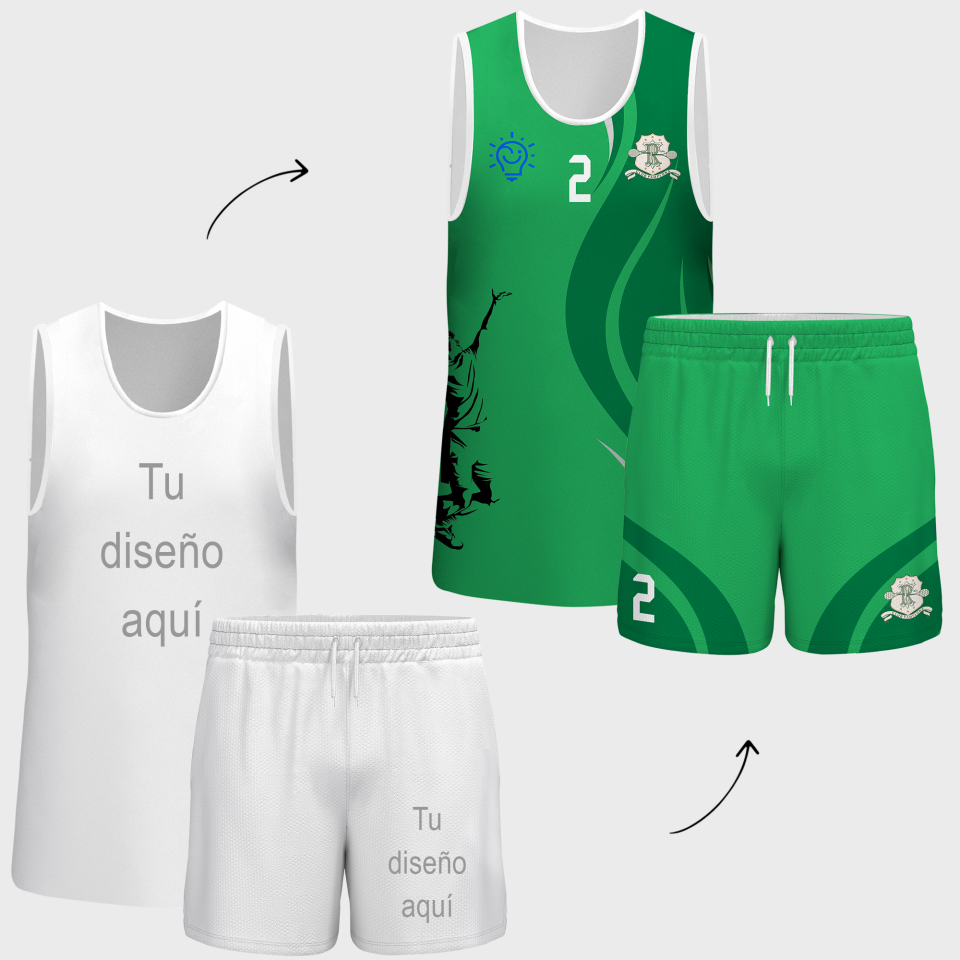 Conjunto de pádel sin mangas 100% fullprint personalizado