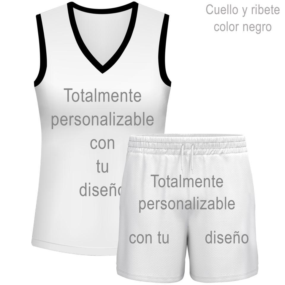 Conjunto de mujer pádel sin mangas 100% fullprint personalizado