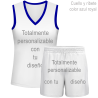 Conjunto de mujer pádel sin mangas 100% fullprint personalizado