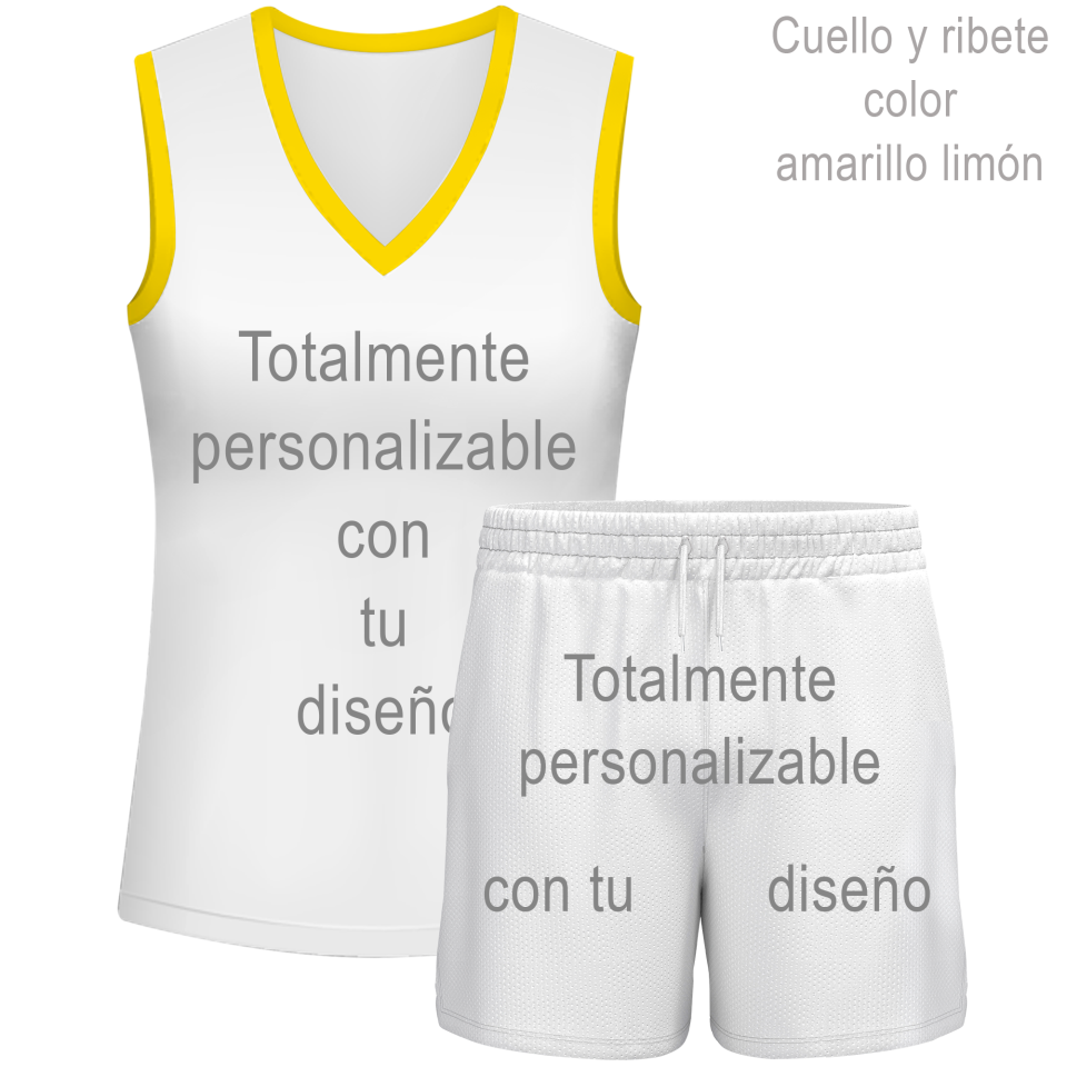 Conjunto de mujer pádel sin mangas 100% fullprint personalizado