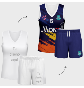 Conjunto de mujer pádel sin mangas 100% fullprint personalizado