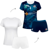 Conjunto de mujer voley manga corta 100% fullprint personalizado