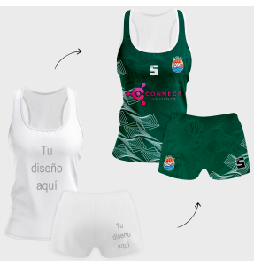 Conjunto de mujer voley tirantes 100% fullprint personalizado
