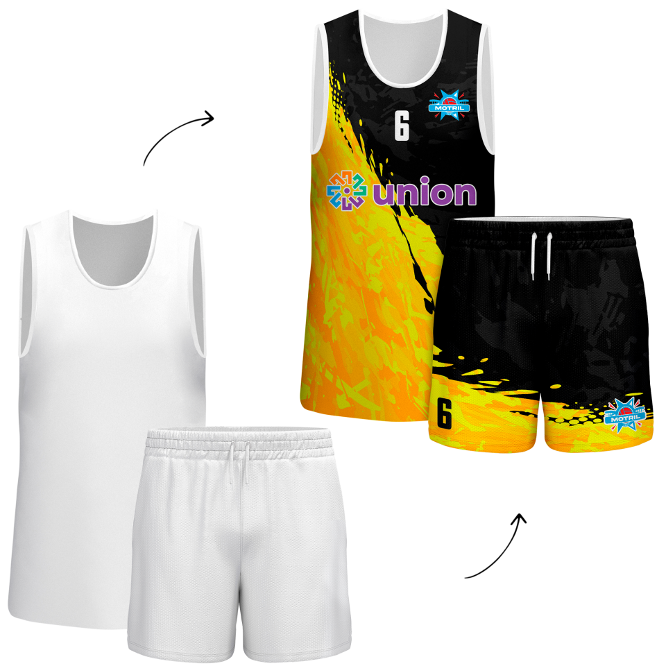 Conjunto de voley sin mangas 100% fullprint personalizado