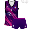 Conjunto de mujer voley sin mangas 100% fullprint personalizado