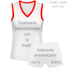 Conjunto de mujer voley sin mangas 100% fullprint personalizado