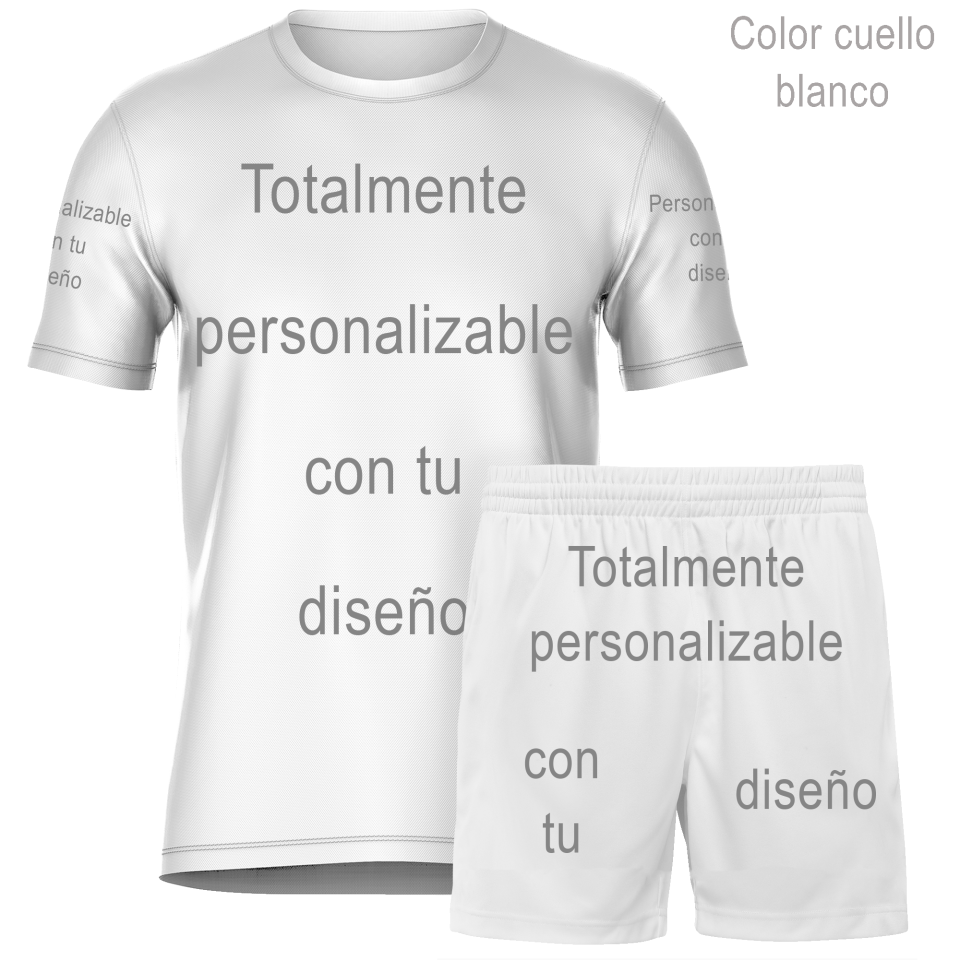Conjunto de fútbol personalizado 100% fullprint