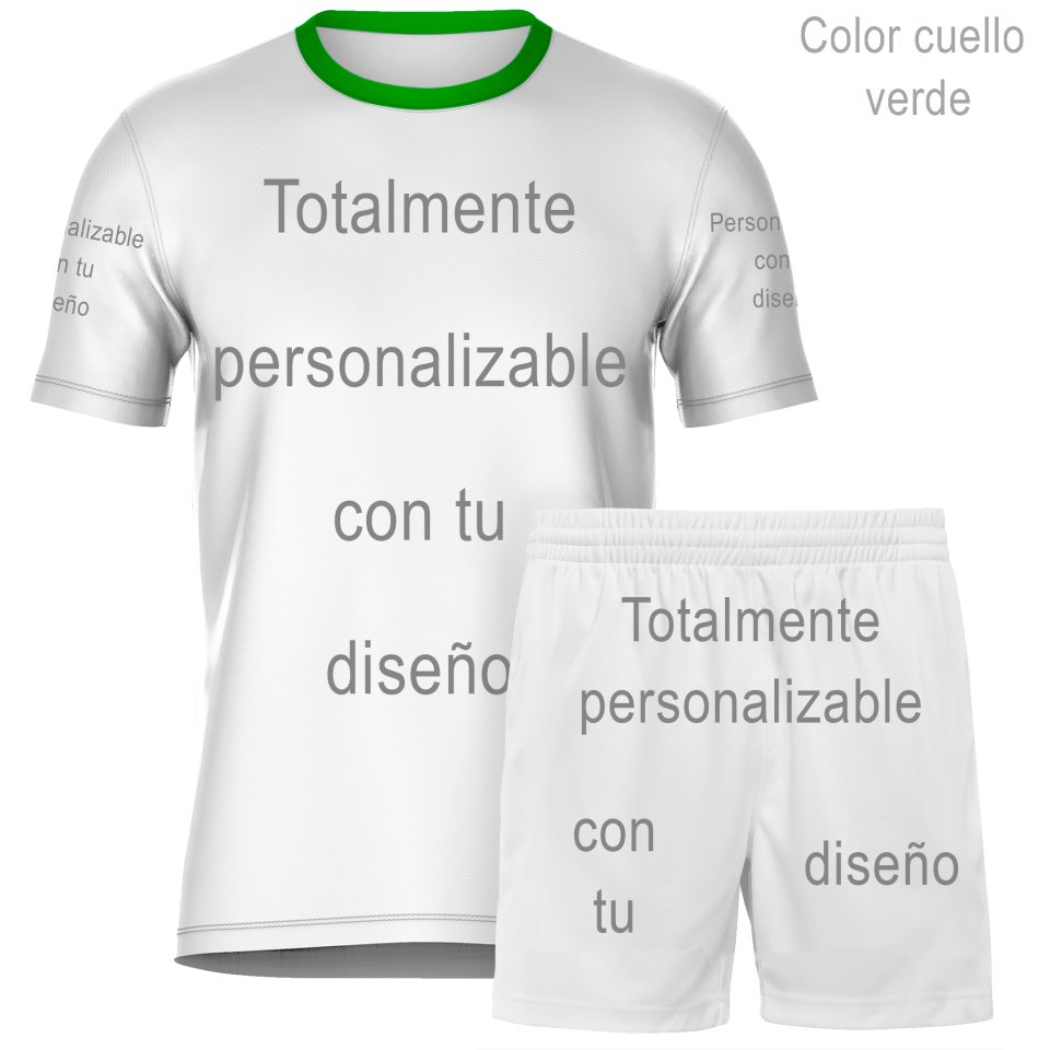 Conjunto de fútbol personalizado 100% fullprint