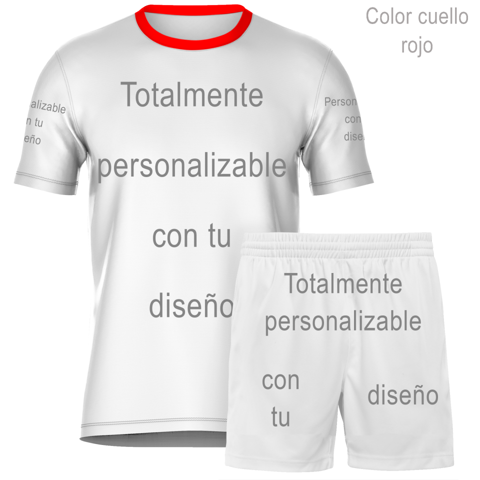 Conjunto de fútbol personalizado 100% fullprint