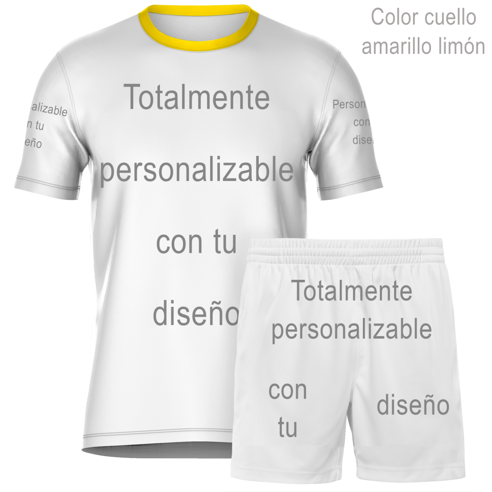 Conjunto de fútbol personalizado 100% fullprint