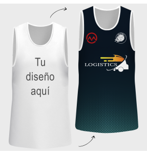 Camiseta voley sin mangas 100% fullprint personalizada