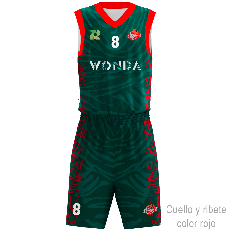 Conjunto de baloncesto 100% fullprint personalizado