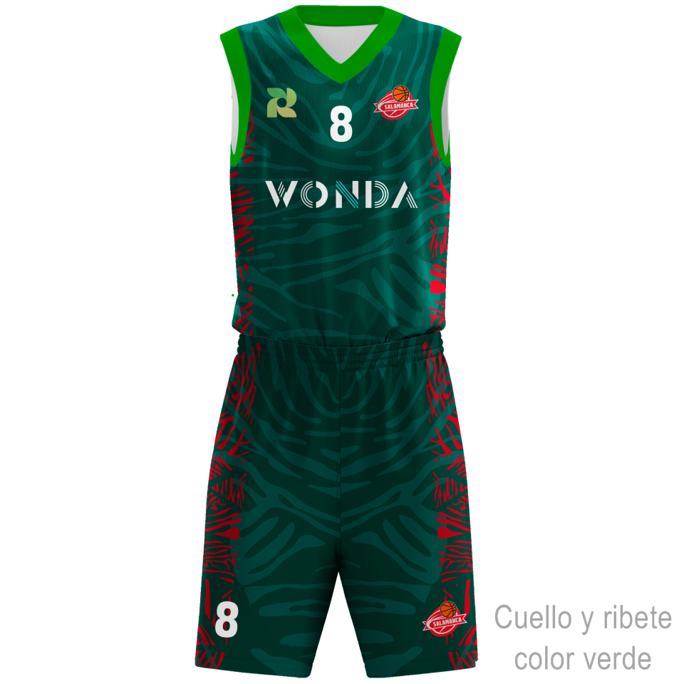 Conjunto de baloncesto 100% fullprint personalizado