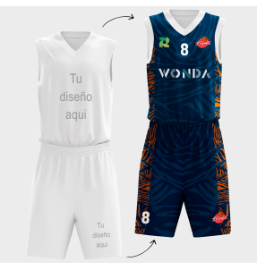 Conjunto de baloncesto 100% fullprint personalizado