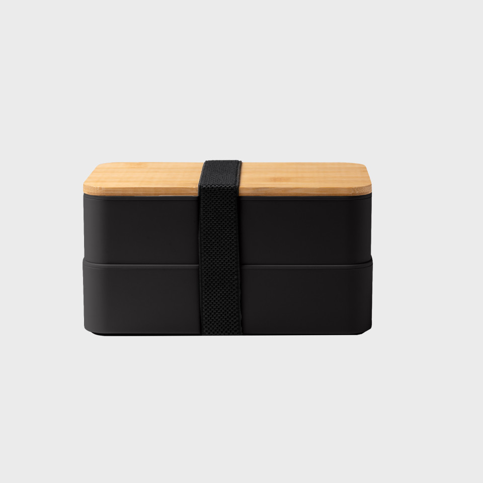 Fiambrera de bambú personalizada