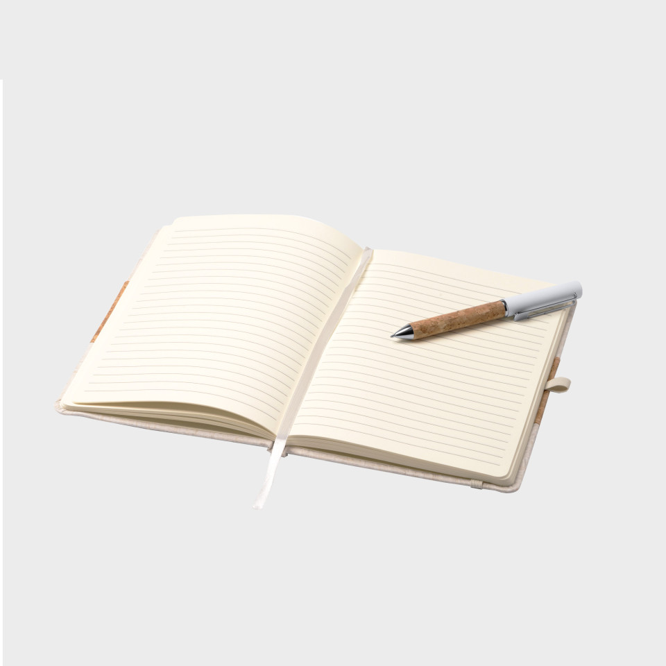 Set de libreta y bolígrafo personalizado