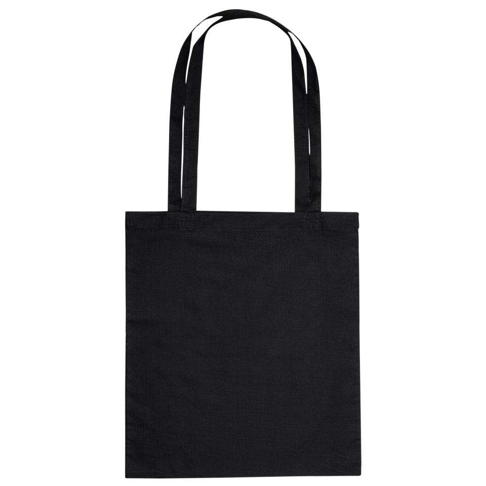 Bolsa de tela negra personalizada urgente