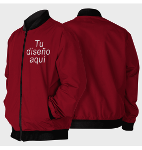 Chaqueta Bomber colores planos personalizada