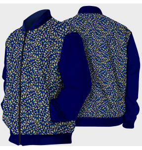Chaqueta Bomber Clavel Azul