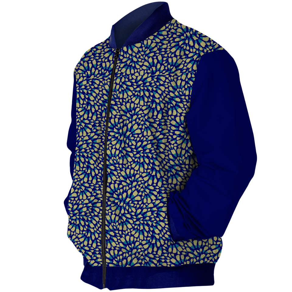 Chaqueta Bomber Clavel Azul