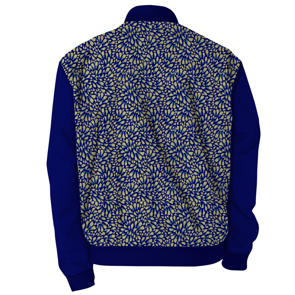 Chaqueta Bomber Clavel Azul