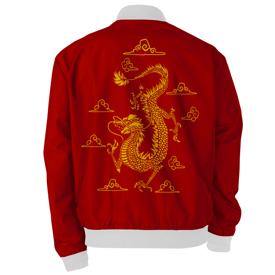 Chaqueta Bomber Dragón Chino