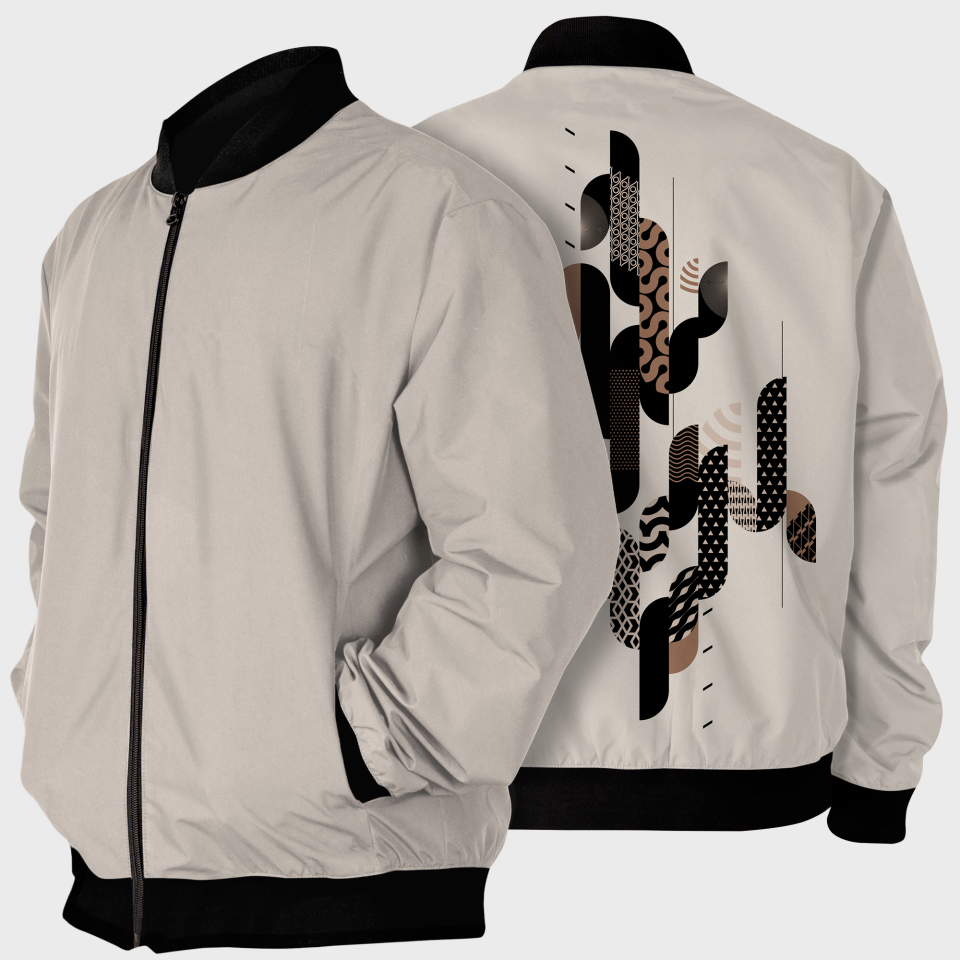 Chaqueta Bomber Arte Abstracto