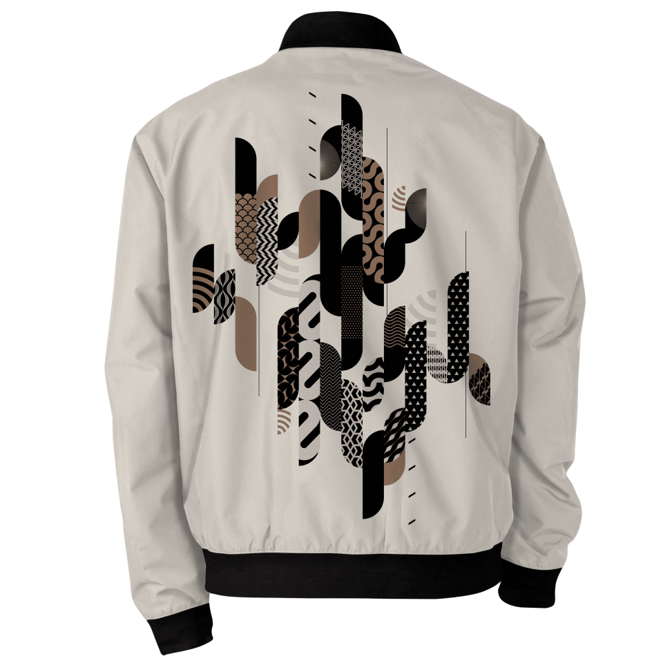 Chaqueta Bomber Arte Abstracto