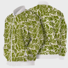 Chaqueta Bomber Estampa Oliva
