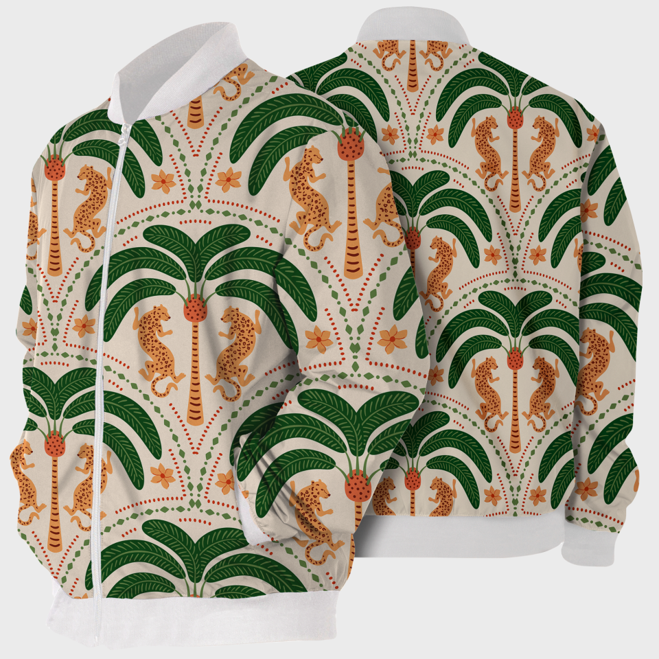 Chaqueta Bomber Palmeras