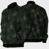 Chaqueta Bomber Piel de Cocodrilo