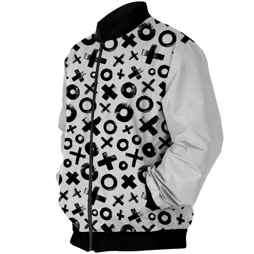 Chaqueta Bomber Tres En Raya