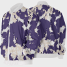 Chaqueta Bomber Vaca Lila