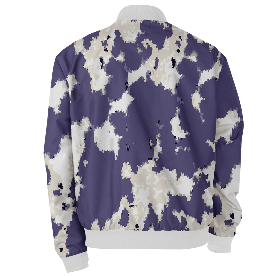 Chaqueta Bomber Vaca Lila