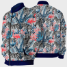 Chaqueta Bomber Zebra Tropical