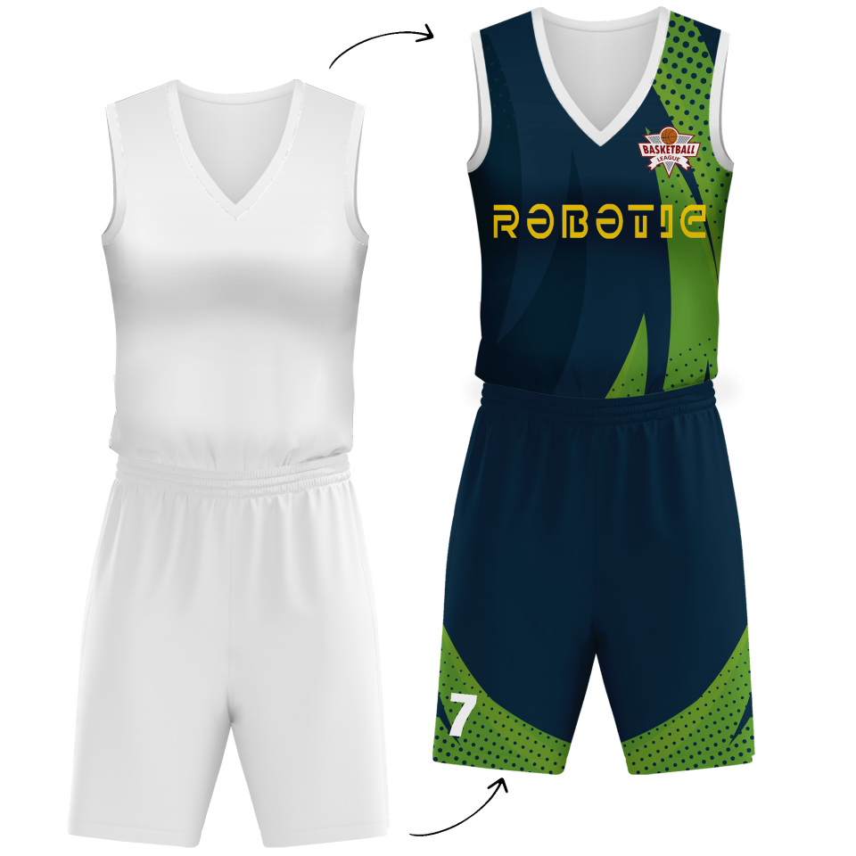 Conjunto de baloncesto de mujer 100% fullprint personalizado