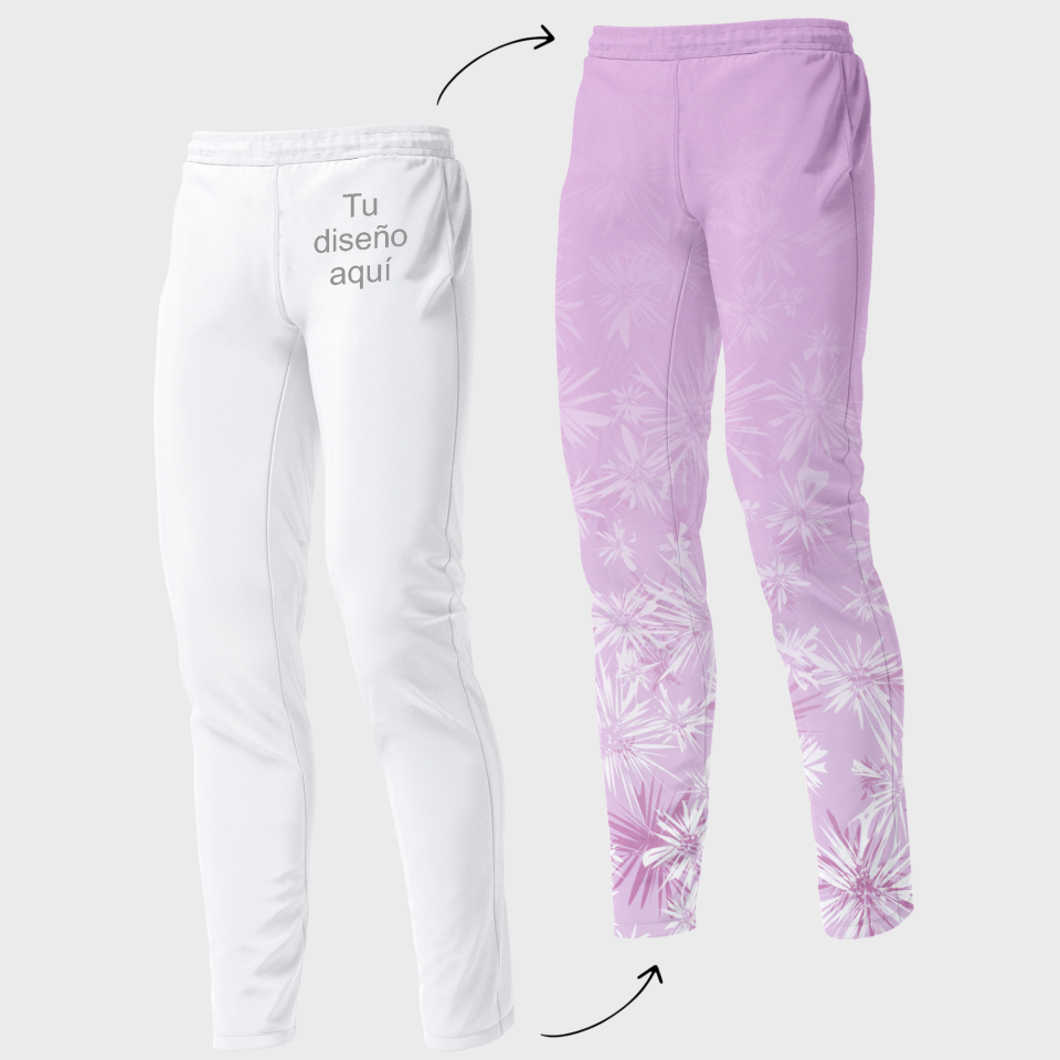 Pantalón de mujer running largo 100% fullprint personalizado