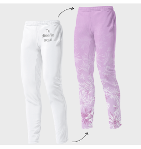 Pantalón de mujer running largo 100% fullprint personalizado